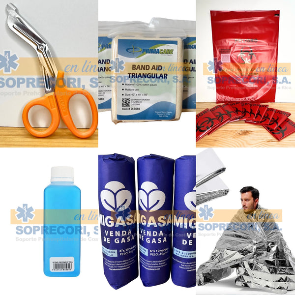 Productos o Insumos individuales para completar botiquines