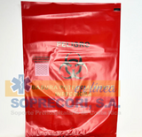 Bolsa EXTRA GRANDE para residuos biopeligrosos - bioinfecciosos 60x74 cm Paquete 10 unidades