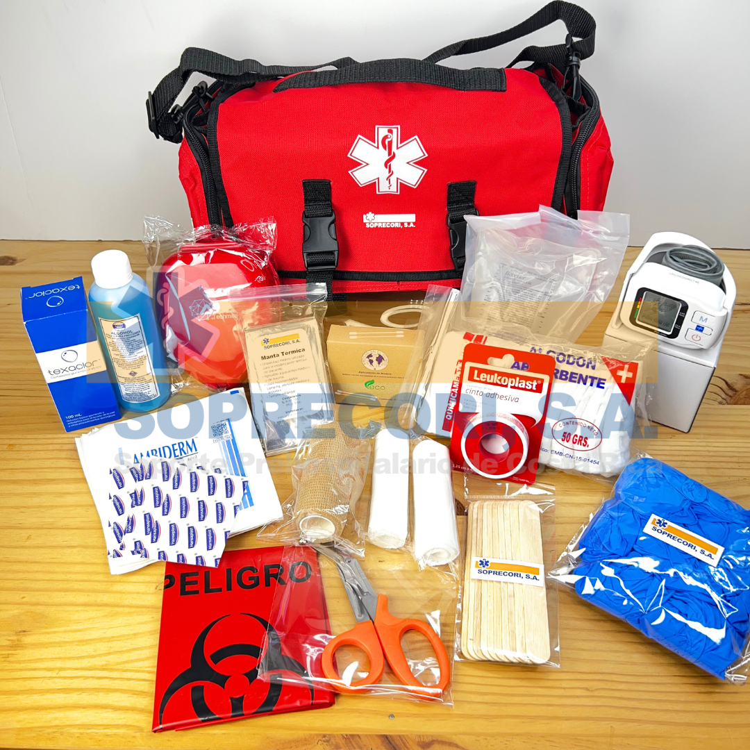 botiquín maletin de emergencia