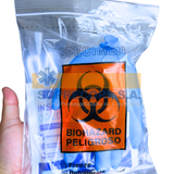 Bolsa Biopeligro tipo espécimen Paquete 10 unidades