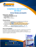 Compresa Instantánea de Hielo para Emergencias