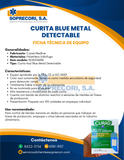 Caja Curitas Azules Metal Detectables para industria alimentaria