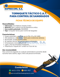 Torniquete Táctico CAT Certificado para control de sangrados