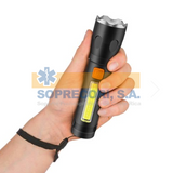 Foco - Linterna para Emergencias en Aluminio Luz Led
