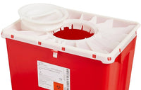 Contenedor GRANDE 18 GALONES para desechos punzocortantes - infectocontagiosos