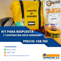 Kit Antiderrames - Control de Derrames Capacitación Certificada