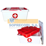 Botiquín de Primeros Auxilios tipo caja plástica SIN EQUIPAR