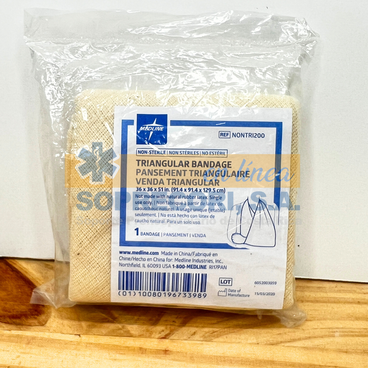 Pañuelo o Venda triangular en tela paquete con 3 unidades – SOPRECORI ...