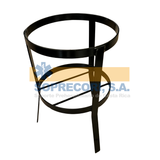 Base metálica para extintor tipo canasta