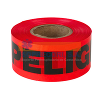 Cinta Perimetral Roja de PELIGRO