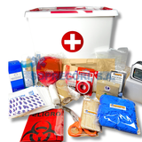 Botiquín EMPRESARIAL de Primeros Auxilios tipo caja plástica EQUIPADO según normativa legal actual