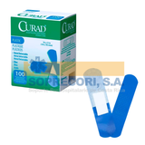 Caja Curitas Azules Metal Detectables para industria alimentaria