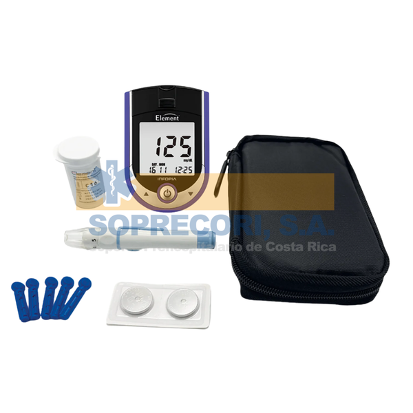Glucómetro Digital Micrométodo Element