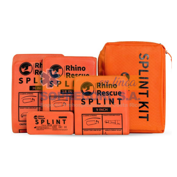 Juego de Férulas Maleables Rhino Rescue Splint Kit