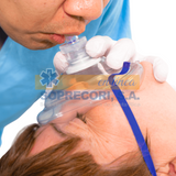 Mascarilla para RCP Certificada tipo pocket reutilizable con estuche