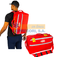Botiquín de Primeros Auxilios doble uso (maletín-mochila) marca Meret modelo Rapid Pro X
