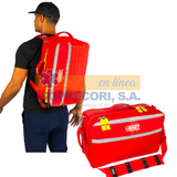 Botiquín de Primeros Auxilios doble uso (maletín-mochila) marca Meret modelo Rapid Pro X