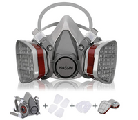 Máscara - Respirador Media Cara Kit completo con accesorios