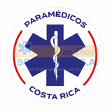 Calcomanía en vinil Paramédicos Costa Rica