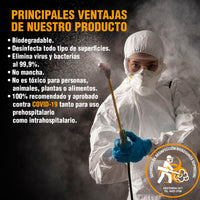 Asistencia Servicio Bioseguro de Sanitización/Desinfección